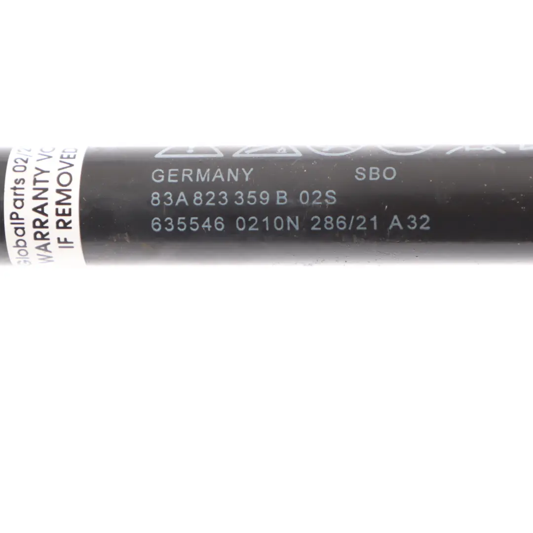 RSQ3 Front Bonnet Hood Gas Pressurized Strut Spring to Audi Q3 with Part number 83A823359B Audi Q3 RSQ3 Front Bonnet Hood Gas Pressurized Strut Spring - SKU 83A823359B - Part number 83A823359B