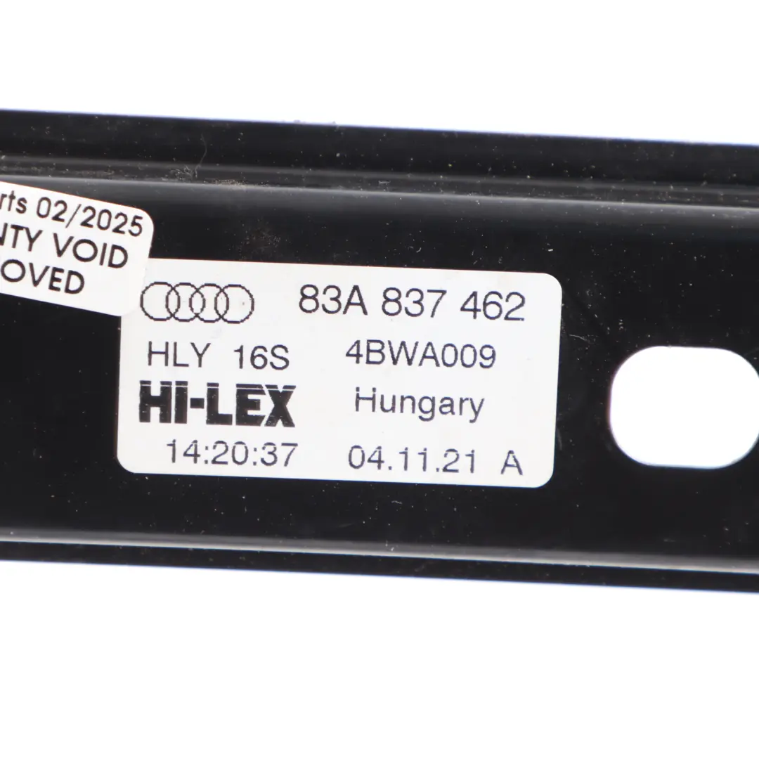 Sportback Front Right O/S Door Window Lifter Mechanism to Audi Q3 F3 with Part number 83A837462 Audi Q3 F3 Sportback Front Right O/S Door Window Lifter Mechanism - SKU 83A837462 - Part number 83A837462