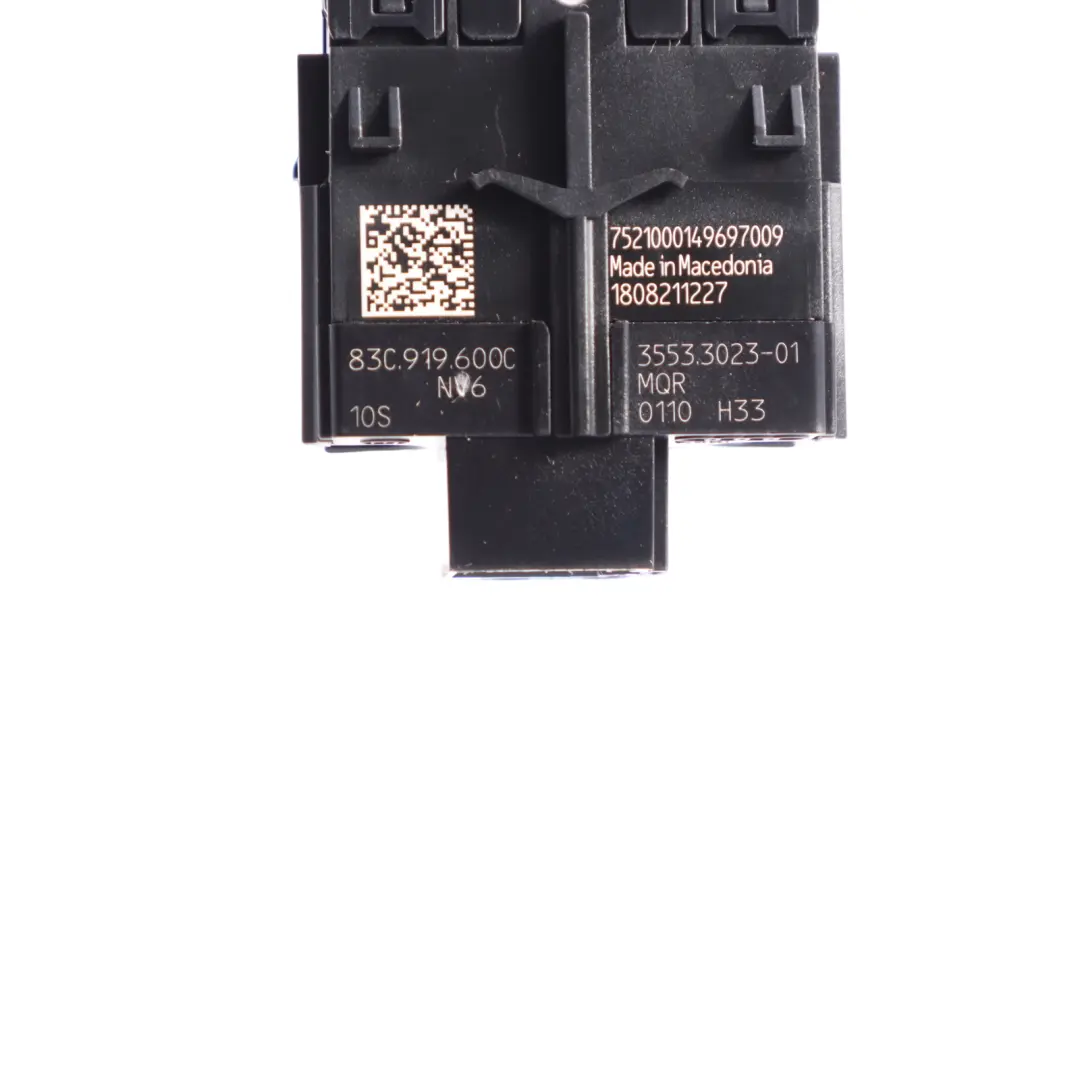 Audi Q3 RSQ3 F3 Interruptor Perilla Ajuste Volumen Panel Central - SKU 83A919616A - Número de pieza 83A919616A