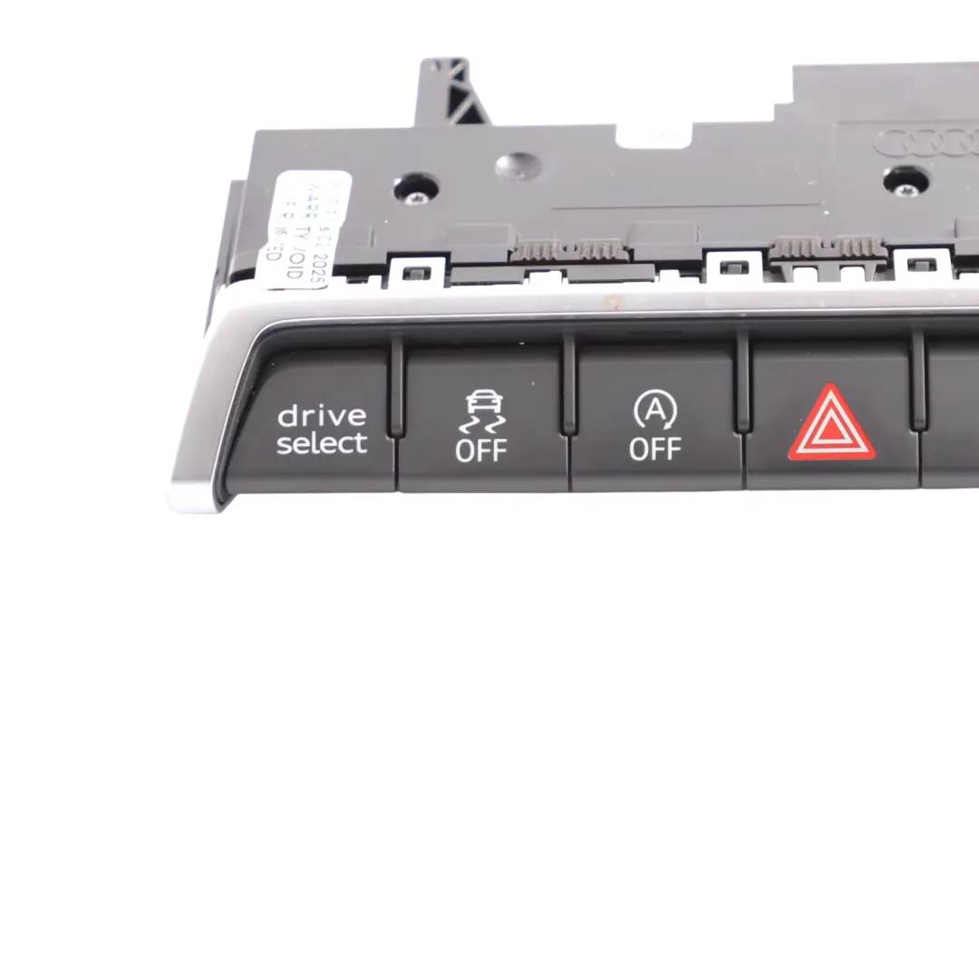 RSQ3 F3 Switch Panel Hazard Button Start Stop PDC Drive Select 83A925301 to Audi Q3 with Part number 83A925301B Audi Q3 RSQ3 F3 Switch Panel Hazard Button Start Stop PDC Drive Select 83A925301 - SKU 83A925301B - Part number 83A925301B