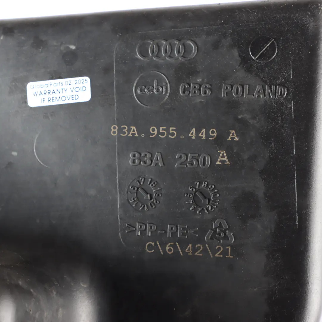 RSQ3 F3 Vorne Scheibenwaschwasser Behälter Tank Reservoir 83A955449A für Audi mit Teilenummer 83A955452A Audi RSQ3 F3 Vorne Scheibenwaschwasser Behälter Tank Reservoir 83A955449A - SKU 83A955452A - Teilenummer 83A955452A