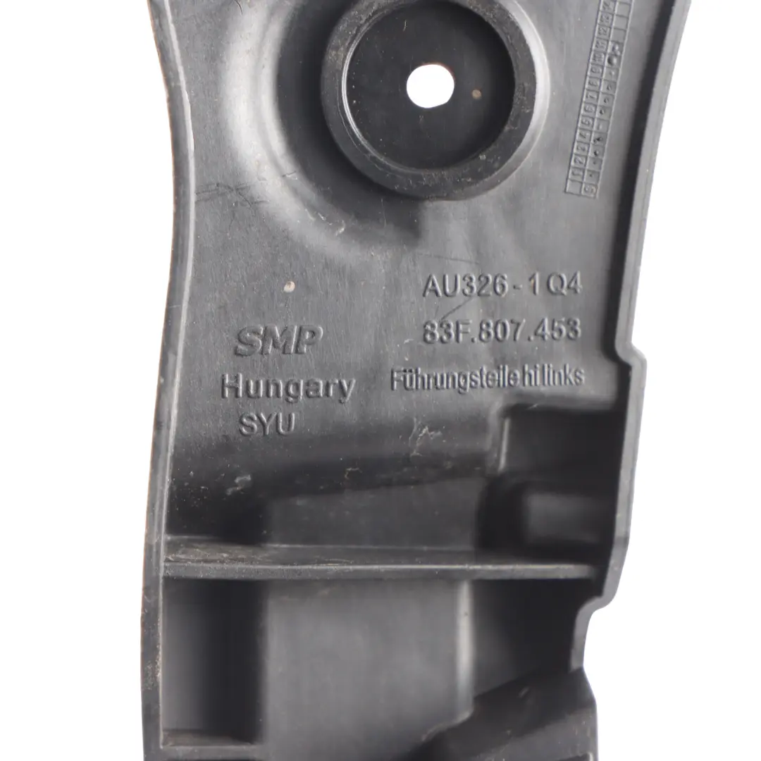 RSQ3 F3 Bumper Mount Support Bracket Holder Guide Rear Left N/S to Audi with Part number 83F807453 Audi RSQ3 F3 Bumper Mount Support Bracket Holder Guide Rear Left N/S - SKU 83F807453 - Part number 83F807453