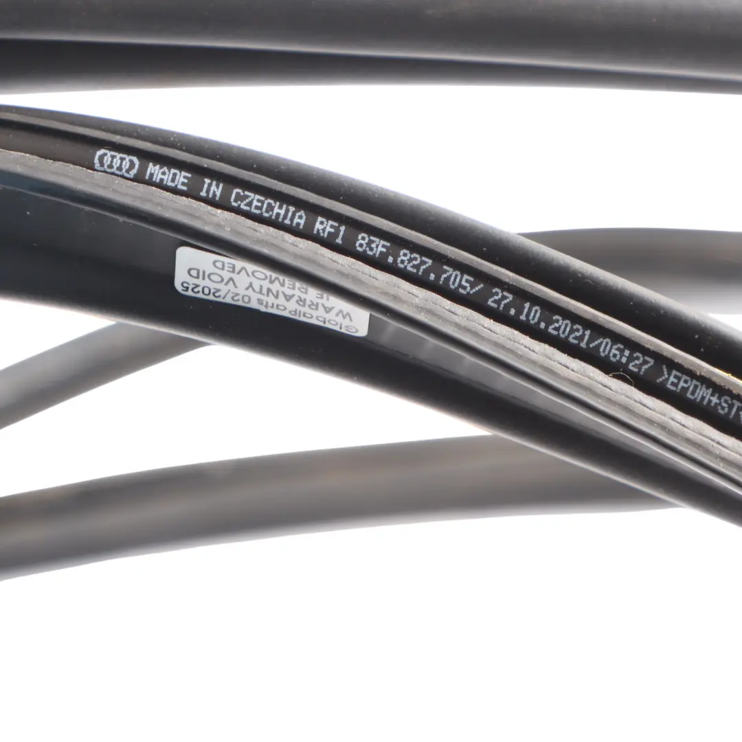 RSQ3 F3 Boot Trunk Tailgate Sealing Rubber Gasket Seal to Audi Q3 with Part number 83F827705 Audi Q3 RSQ3 F3 Boot Trunk Tailgate Sealing Rubber Gasket Seal - SKU 83F827705 - Part number 83F827705