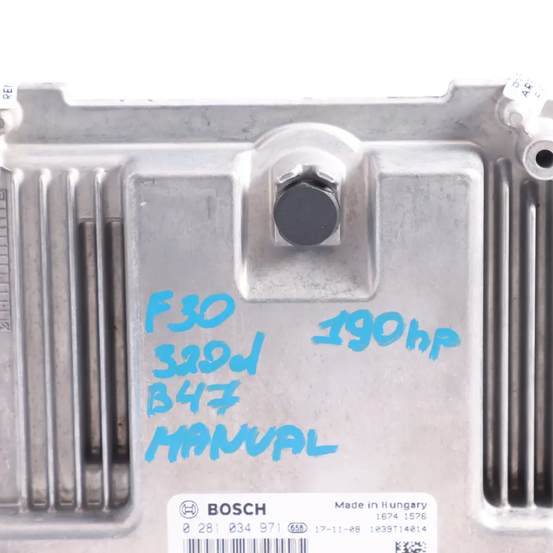 B47 190HP Motor ECU DDE para BMW F20 120D F30 320D F36 420D LCI con número de pieza 8473185 BMW F20 120D F30 320D F36 420D LCI B47 190HP Motor ECU DDE - SKU 8473185-5 - Número de pieza 8473185