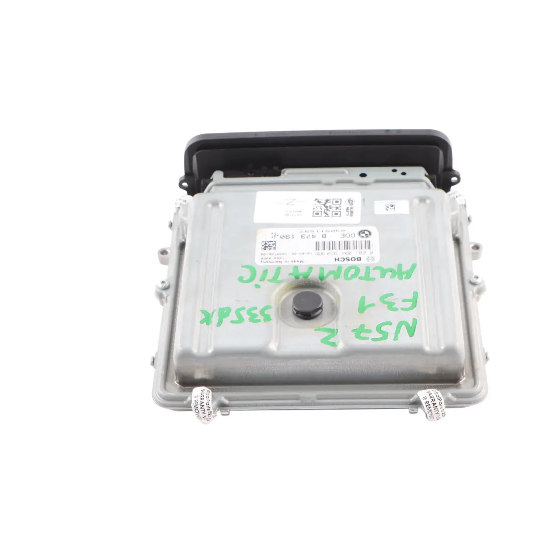BMW F30 F31 335dx F33 F36 435dx N57Z 313HP Engine ECU DDE Automatic - SKU 8473190 - Part number 8473190