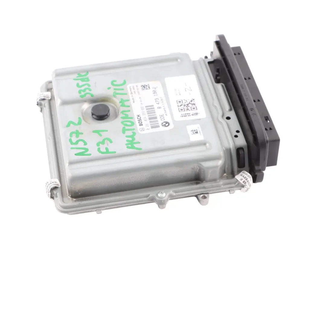 335dx F33 F36 435dx N57Z 313HP Engine ECU DDE Automatic to BMW F30 F31 with Part number 8473190 BMW F30 F31 335dx F33 F36 435dx N57Z 313HP Engine ECU DDE Automatic - SKU 8473190 - Part number 8473190