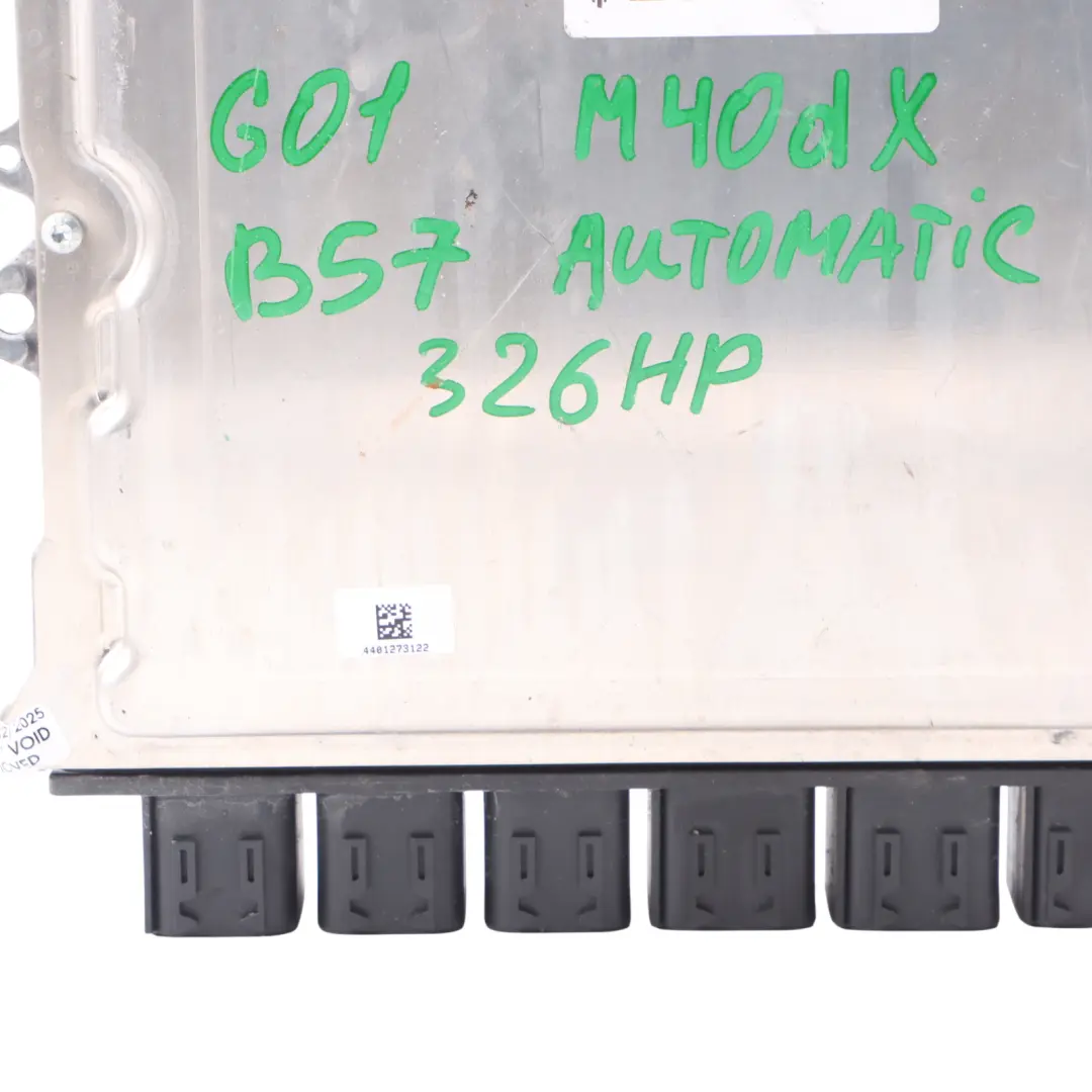 M40dX B57 326HP Engine Control Unit Module ECU DDE Automatic to BMW X3 G01 with Part number 8479673 BMW X3 G01 M40dX B57 326HP Engine Control Unit Module ECU DDE Automatic - SKU 8479673 - Part number 8479673