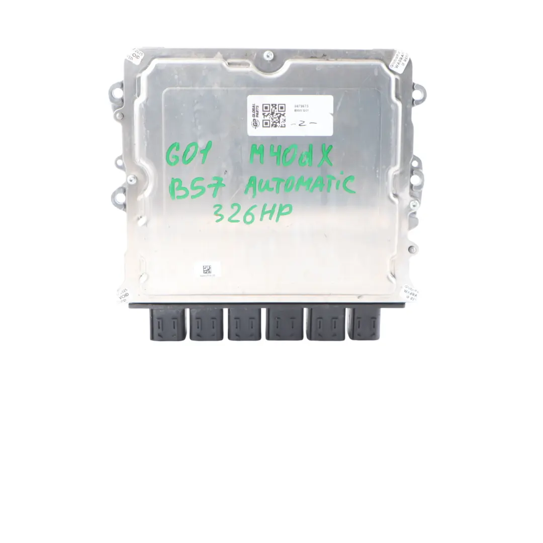 M40dX B57 326HP Engine Control Unit Module ECU DDE Automatic to BMW X3 G01 with Part number 8479673 BMW X3 G01 M40dX B57 326HP Engine Control Unit Module ECU DDE Automatic - SKU 8479673 - Part number 8479673