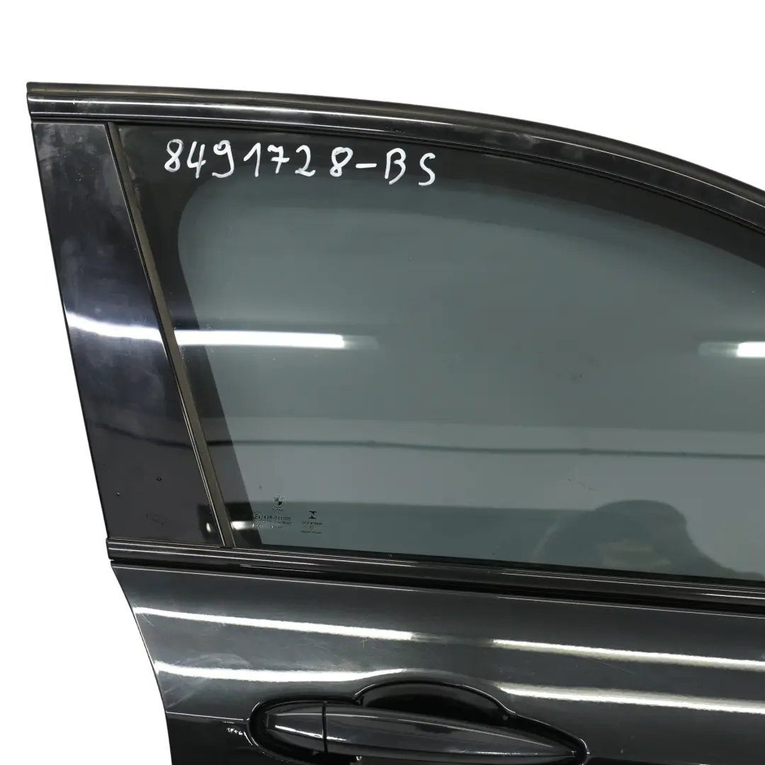 BMW X2 F39 Drzwi Przednie Prawe Black Sapphire Czarny Metalik - 475 - SKU 8491728-BS - Numer Części 8491728