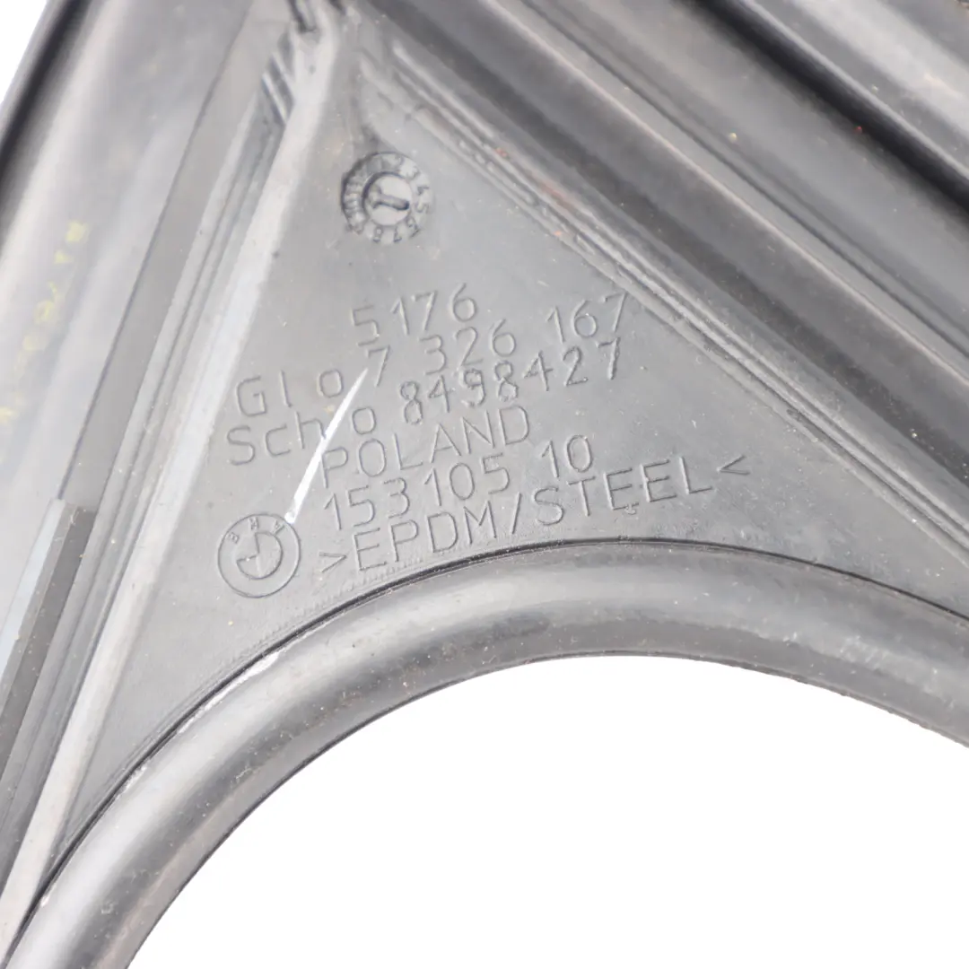 Window Guide Left Front Door Seal Weatherstrip N/S to BMW F46 with Part number 8498427 BMW F46 Window Guide Left Front Door Seal Weatherstrip N/S - SKU 8498427 - Part number 8498427