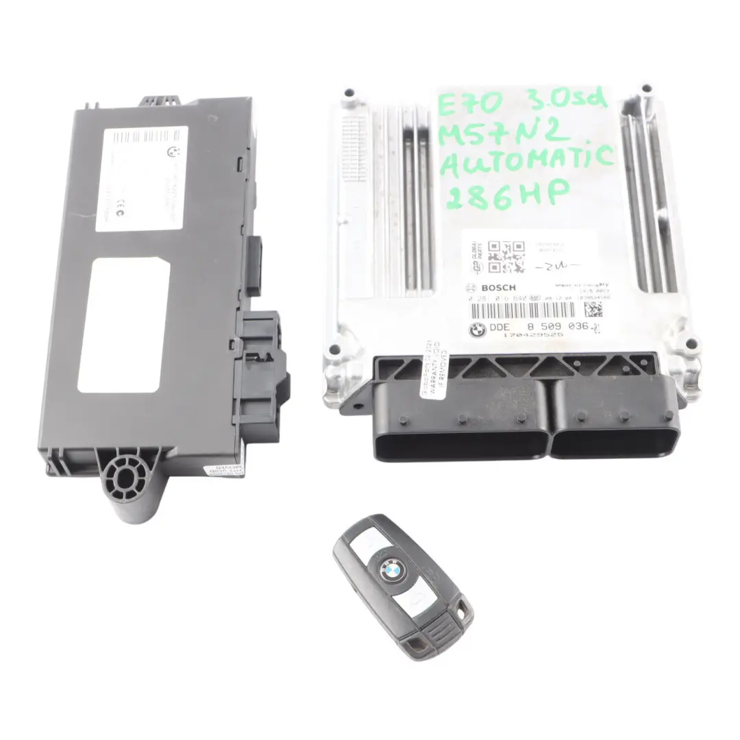 30sd M57N2 286HP Engine ECU Unit DDE Automatic to BMW X5 E70 with Part number 8509036 BMW X5 E70 30sd M57N2 286HP Engine ECU Unit DDE Automatic - SKU 8509036-3 - Part number 8509036