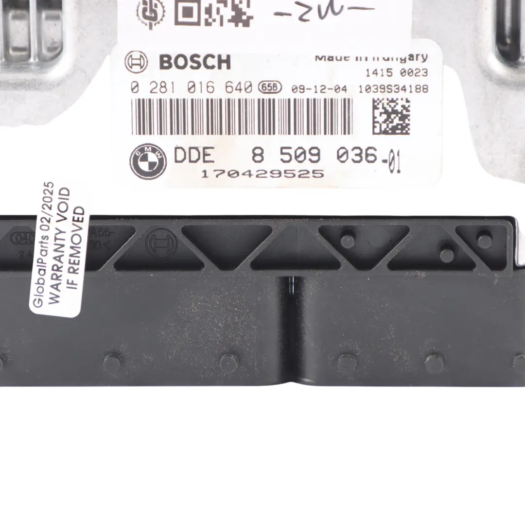 BMW X5 E70 30Sd M57N2 286HP Motor ECU Unidad DDE Automático - SKU 8509036-3 - Número de pieza 8509036