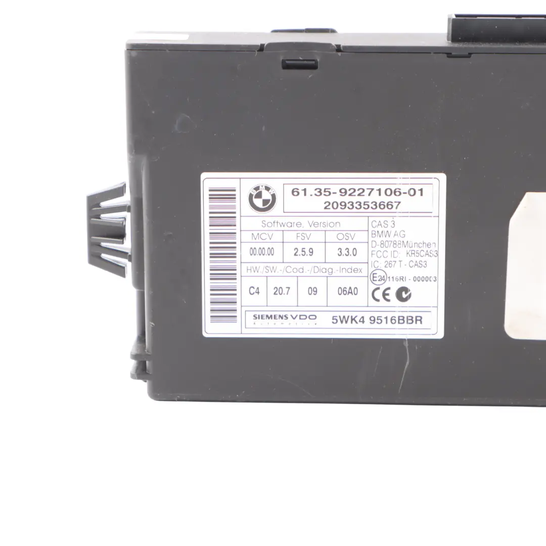 BMW X5 E70 30Sd M57N2 286HP Motore Unità ECU DDE Automatico - SKU 8509036-3 - Numero di parte 8509036