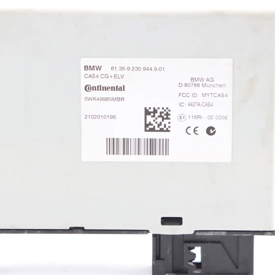 BMW F10 F11 520d N47N 184HP Engine ECU Kit DDE CAS 4 + Key Automatic - SKU 8510137-2 - Part number 8510137