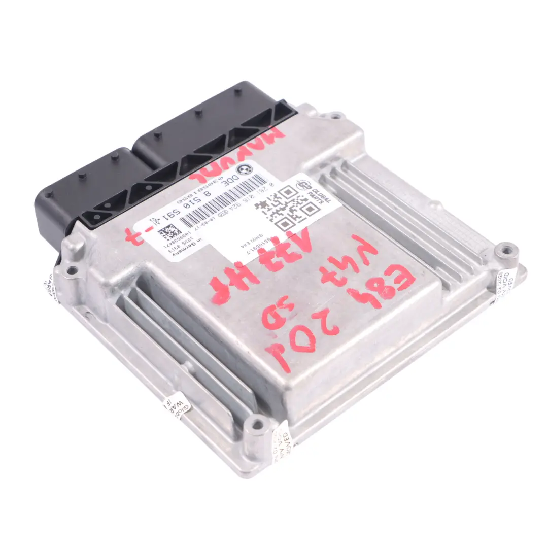 2.0x sD N47 177HP Komputer Silnika ECU DDE Manual BMW X1 E84 - SKU 8510591-7 - Numer Części 8510591