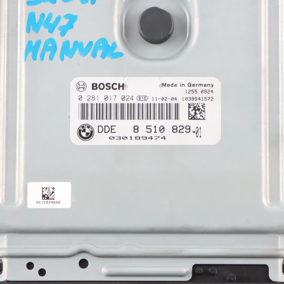 N47N 320d 184HP Engine ECU KIT DDE + CAS3 + Key Manual to BMW E90 E91 LCI with Part number 8510829 BMW E90 E91 LCI N47N 320d 184HP Engine ECU KIT DDE + CAS3 + Key Manual - SKU 8510829-9 - Part number 8510829