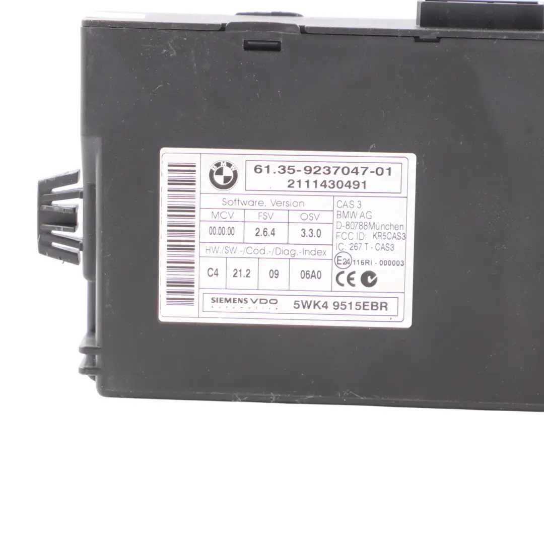 N47N 115HP Engine ECU Kit DDE CAS3 Key Manual to BMW E90 E91 LCI 316d with Part number 8512043 BMW E90 E91 LCI 316d N47N 115HP Engine ECU Kit DDE CAS3 Key Manual - SKU 8512043-6 - Part number 8512043