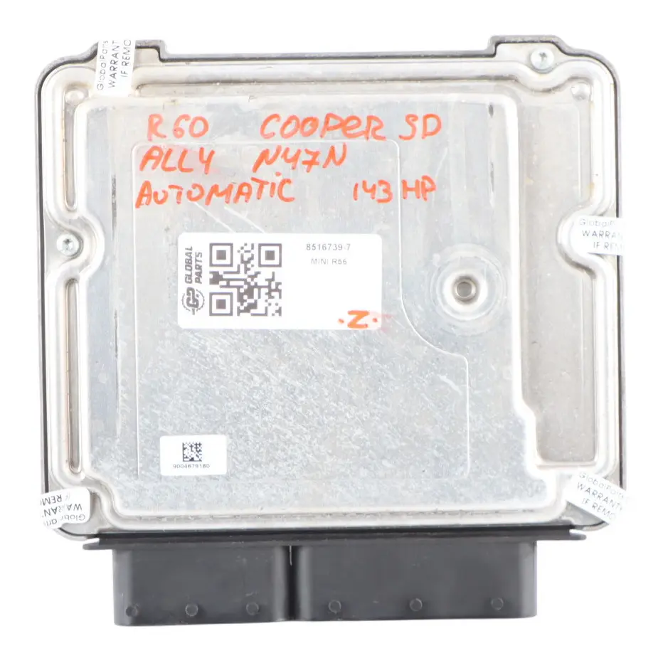 N47N 143HP Control Motor ECU DDE Automático para Mini R60 Cooper SD ALL4 con número de pieza 8516739 Mini R60 Cooper SD ALL4 N47N 143HP Control Motor ECU DDE Automático - SKU 8516739-7 - Número de pieza 8516739