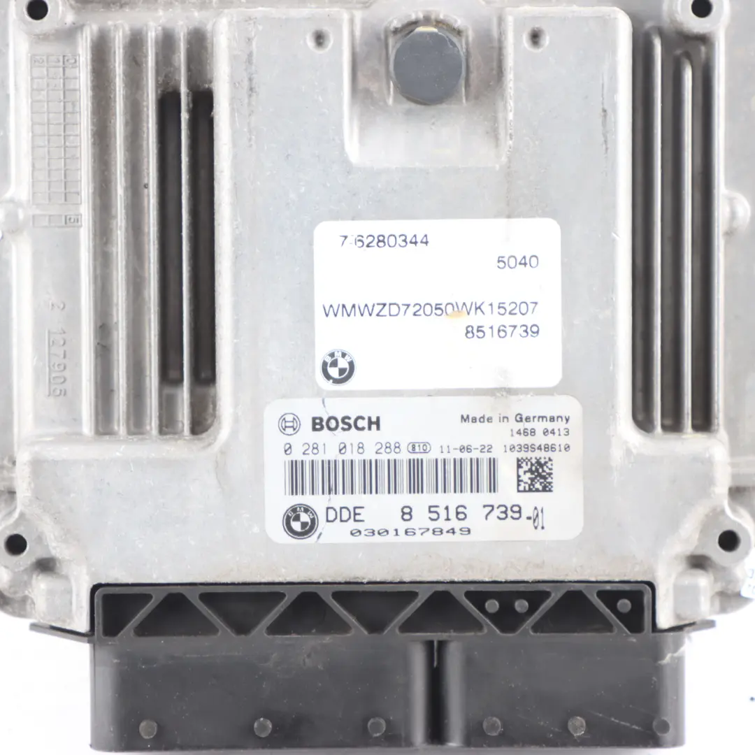Mini R60 Cooper SD ALL4 N47N 143HP Engine Control Unit ECU DDE Automatic - SKU 8516739-7 - Part number 8516739