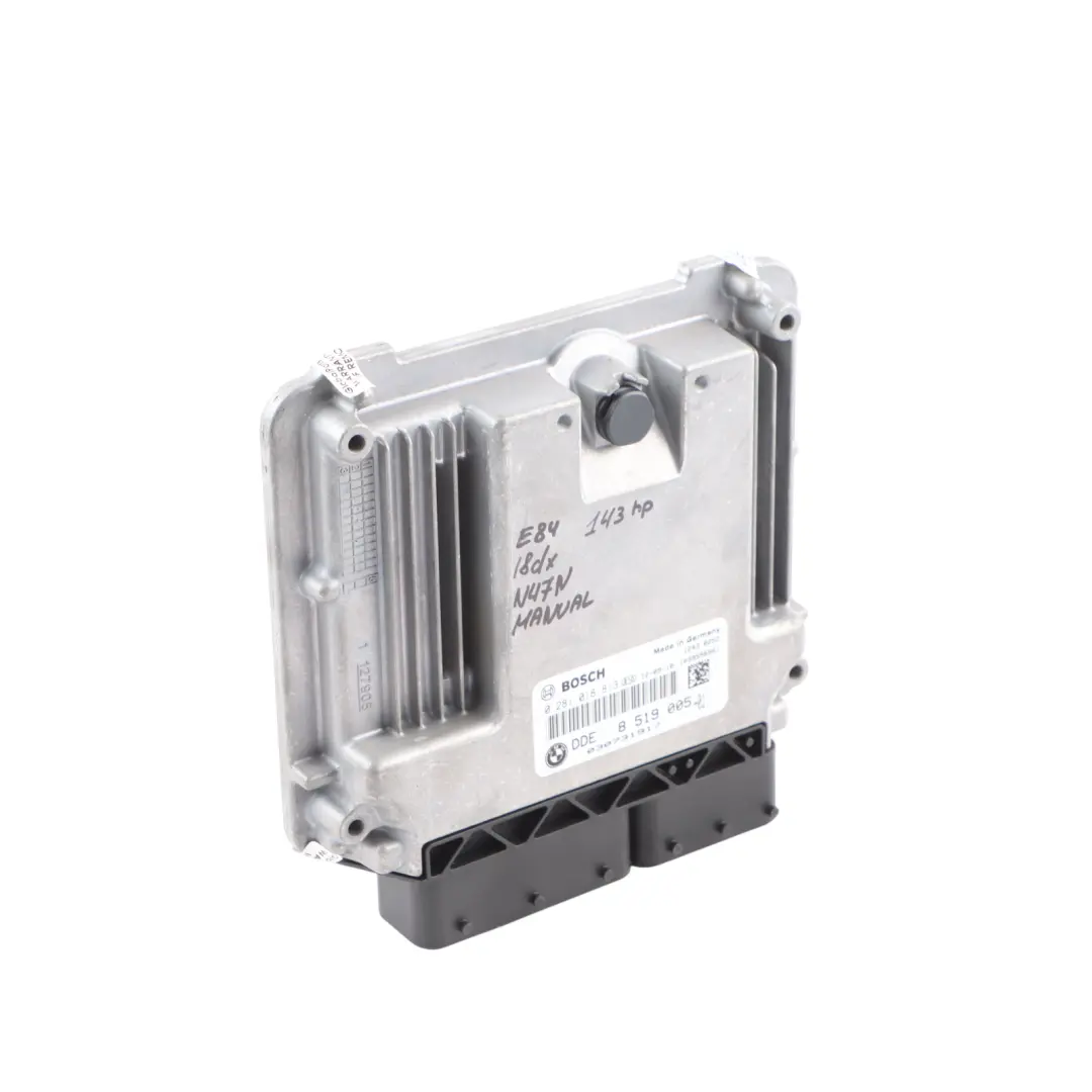 BMW X1 E84 18Dx Diesel N47N 143HP Unità Controllo Motore ECU DDE Manuale - SKU 8519005 - Numero di parte 8519005