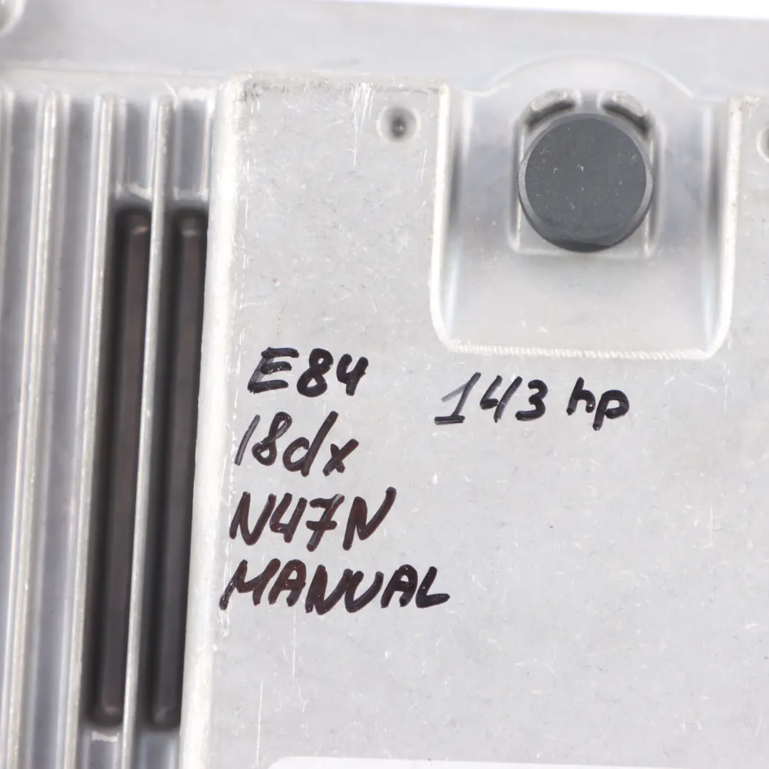 BMW X1 E84 18dX Diesel N47N 143HP Engine Control Unit ECU DDE Manual - SKU 8519005 - Part number 8519005