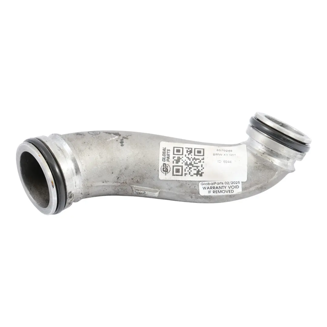B57 Diesel Supercargador Conexión Tubo Manguera Línea para BMW G01 con número de pieza 8570248 BMW G01 B57 Diesel Supercargador Conexión Tubo Manguera Línea - SKU 8570248 - Número de pieza 8570248