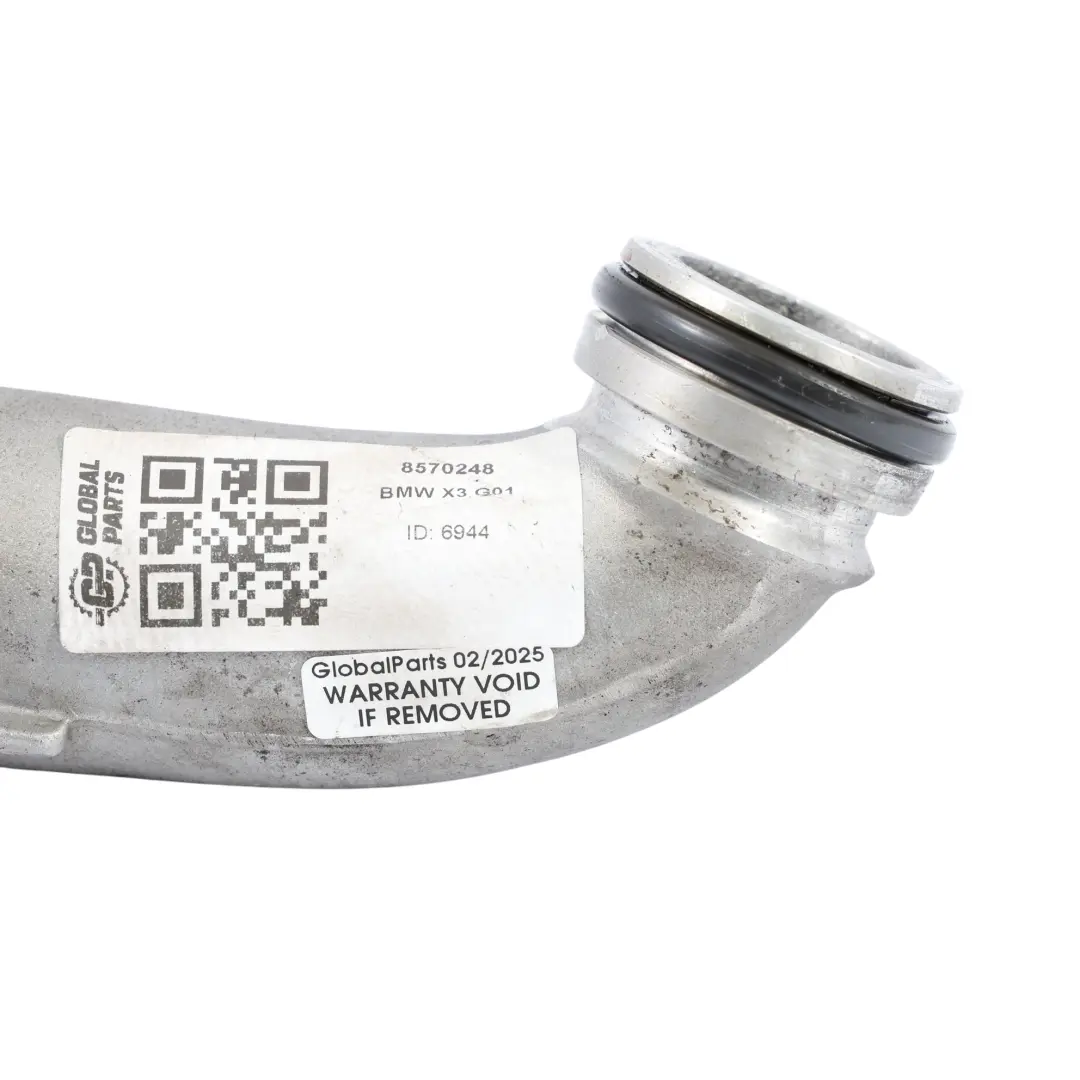 BMW G01 B57 Diesel Supercargador Conexión Tubo Manguera Línea - SKU 8570248 - Número de pieza 8570248