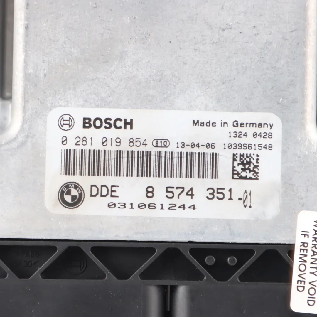 BMW X1 E84 18sD N47N sDrive Engine Control Unit ECU DDE Automatic - SKU 8574351-8 - Part number 8574351