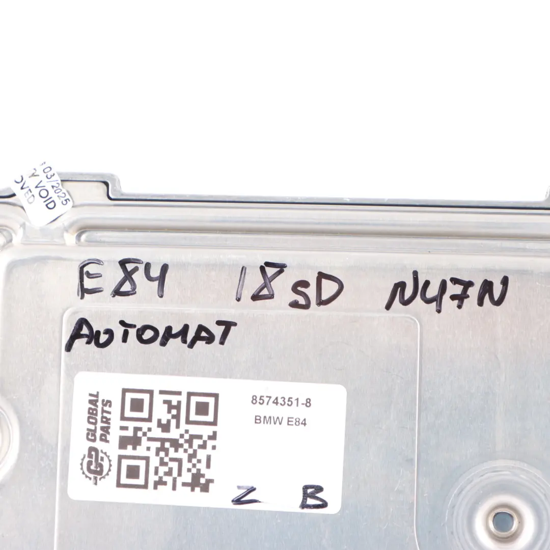 BMW X1 E84 18sD N47N sDrive Engine Control Unit ECU DDE Automatic - SKU 8574351-8 - Part number 8574351