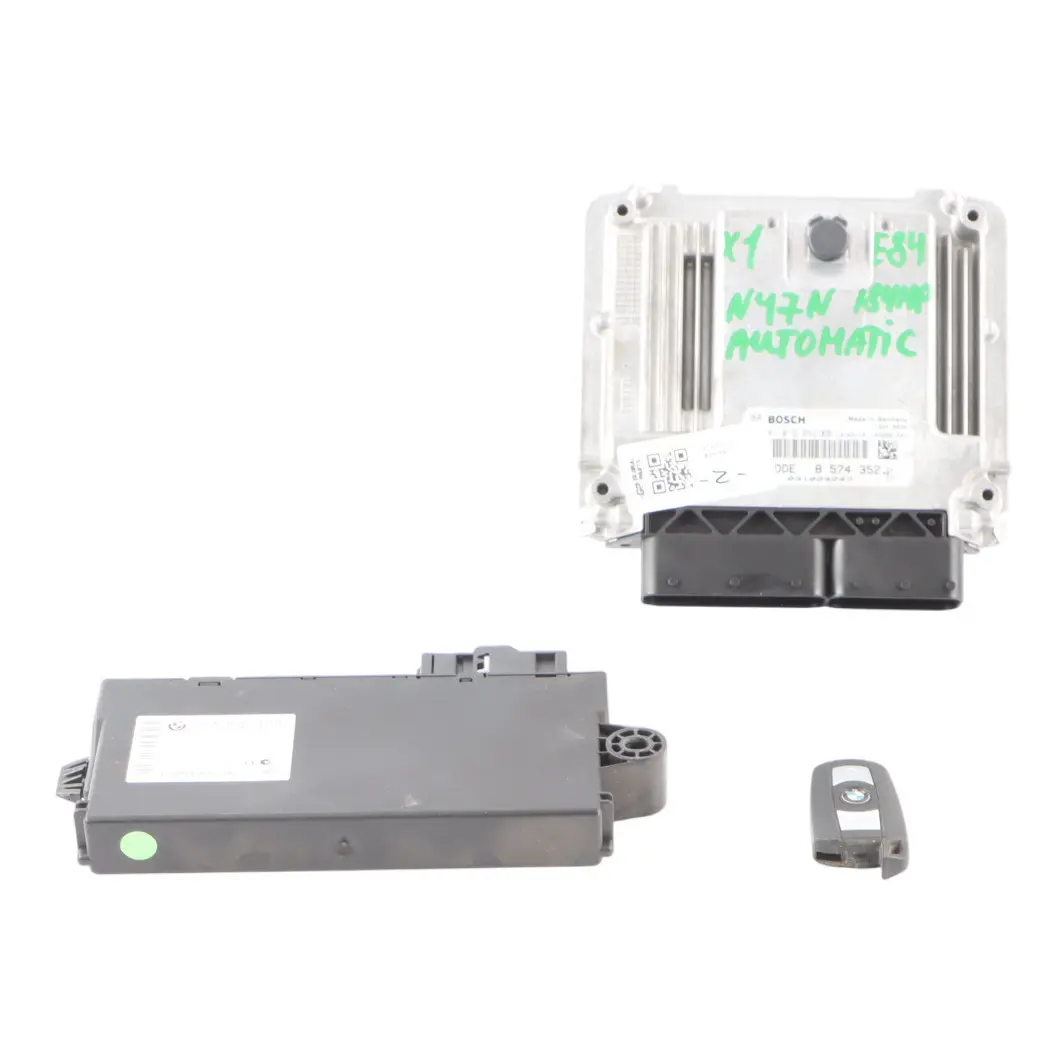 BMW X1 E84 20d 20dX Diesel N47N Engine Control Unit ECU Kit DDE 8574352 CAS3 Key
