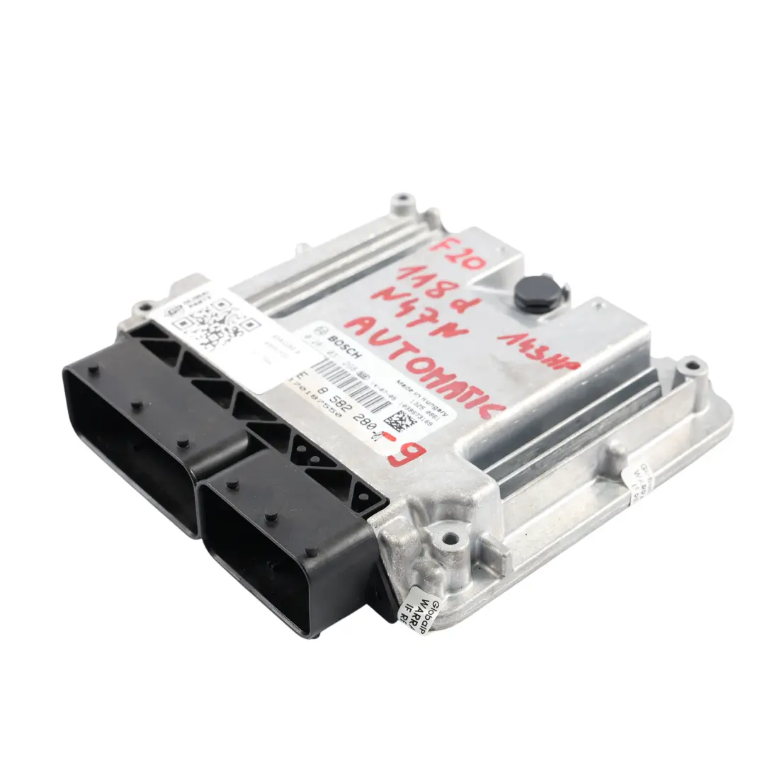 BMW F20 F30 F31 118D 318D N47N 143HP Engine Unit ECU DDE Kit FEM + Key - SKU 8582280-9 - Numéro de pièce 8582280