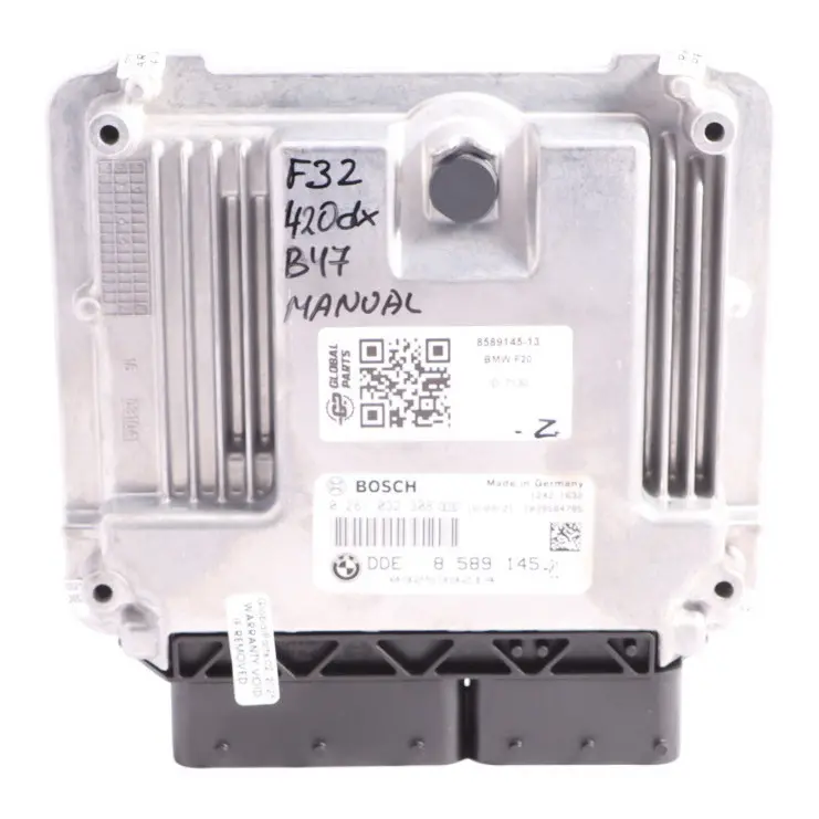 BMW F22 220dX F32 F36 420dX B47 Engine 190HP ECU DDE Control Unit 8589145 Manual