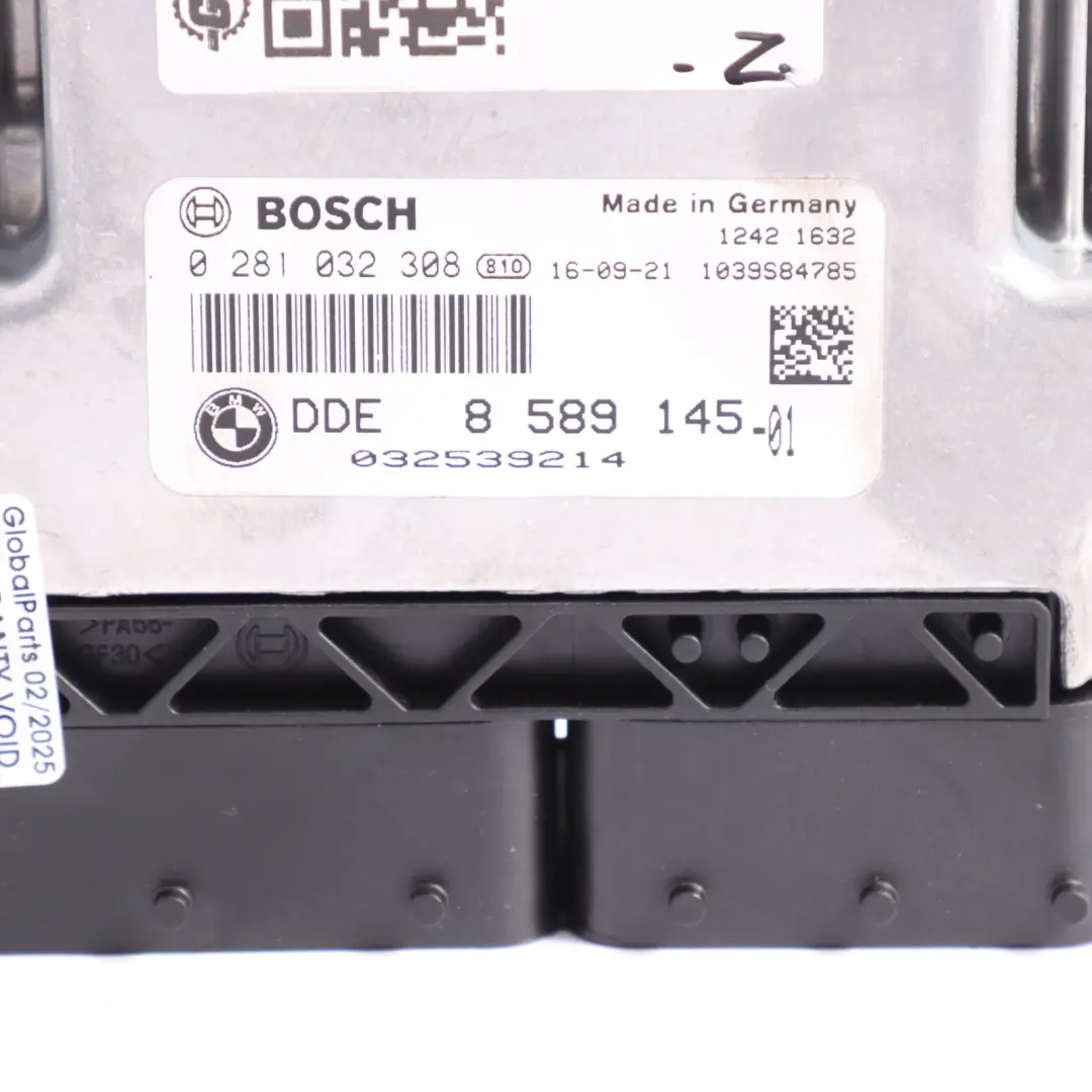 BMW F22 220dX F32 F36 420dX B47 Engine 190HP ECU DDE Control Unit Manual - SKU 8589145-13 - Part number 8589145
