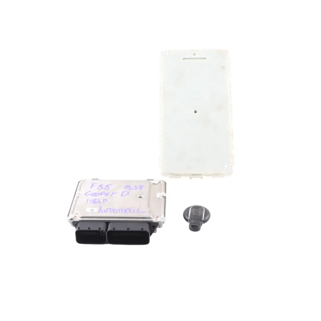 B37 Diesel 116HP Engine ECU Kit DDE FEM + Key Automatic to Mini F54 F55 F56 with Part number 8591073 Mini F54 F55 F56 B37 Diesel 116HP Engine ECU Kit DDE FEM + Key Automatic - SKU 8591073-11 - Part number 8591073