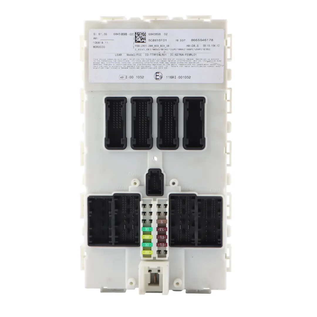 BMW F20 120d F30 320d F36 420d LCI B47 190HP Engine ECU Kit FEM + 2 Keys - SKU 8596362-6 - Part number 8596362