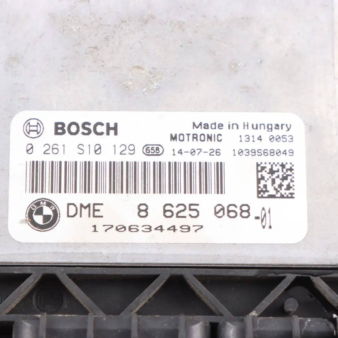 122HP Engine Control Unit ECU DME Manual to Mini Cooper One R60 R61 N16 with Part number 8625068 Mini Cooper One R60 R61 N16 122HP Engine Control Unit ECU DME Manual - SKU 8625068-5 - Part number 8625068