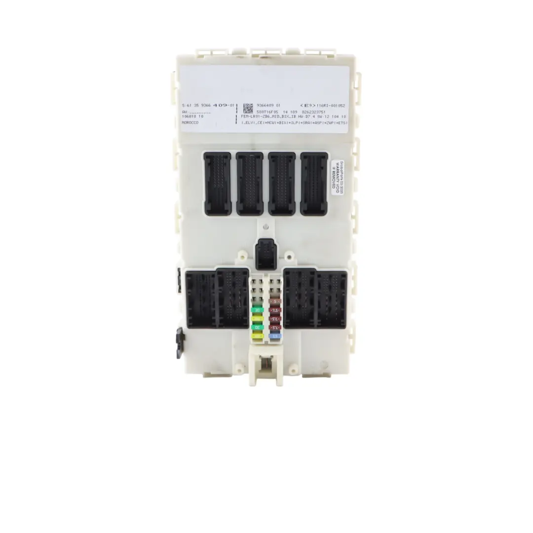 BMW F20 F30 116i 316i N13 136HP Engine ECU Kit DME FEM Key Automatic - SKU 8638198-7 - Part number 8638198