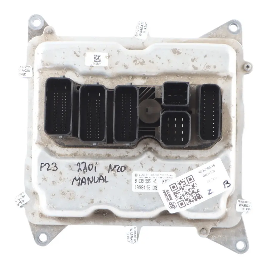 N20 ECU DME Engine Control Unit Module 8617551 Manual to BMW F20 F23 220i Petrol with Part number 8639595 BMW F20 F23 220i Petrol N20 ECU DME Engine Control Unit Module 8617551 Manual - SKU 8639595-10 - Part number 8639595