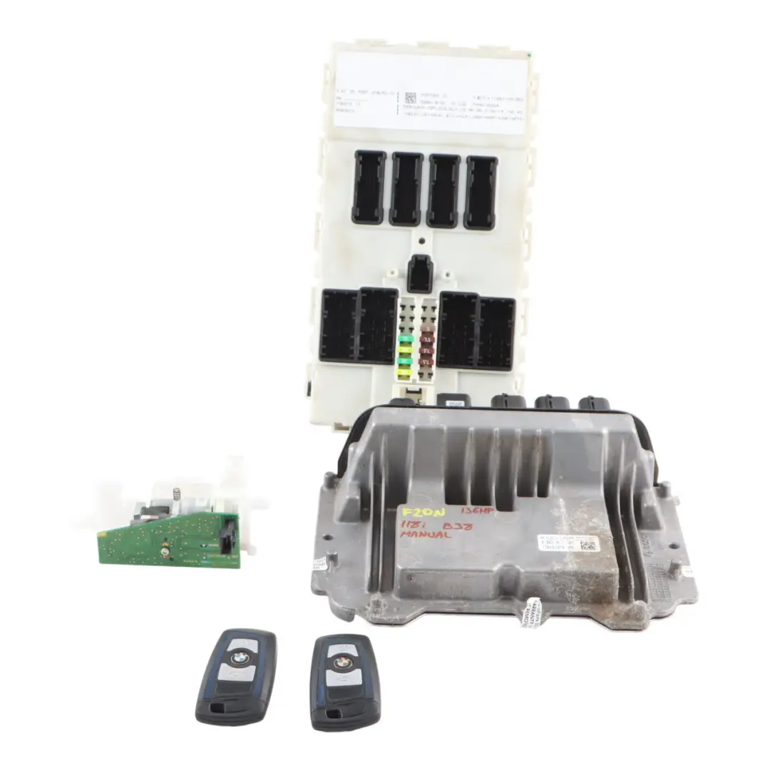 BMW F20 LCI 118i B38 136HP Engine ECU DME Kit FEM + 2 Keys Manual - SKU 8662411-4 - Part number 8662411
