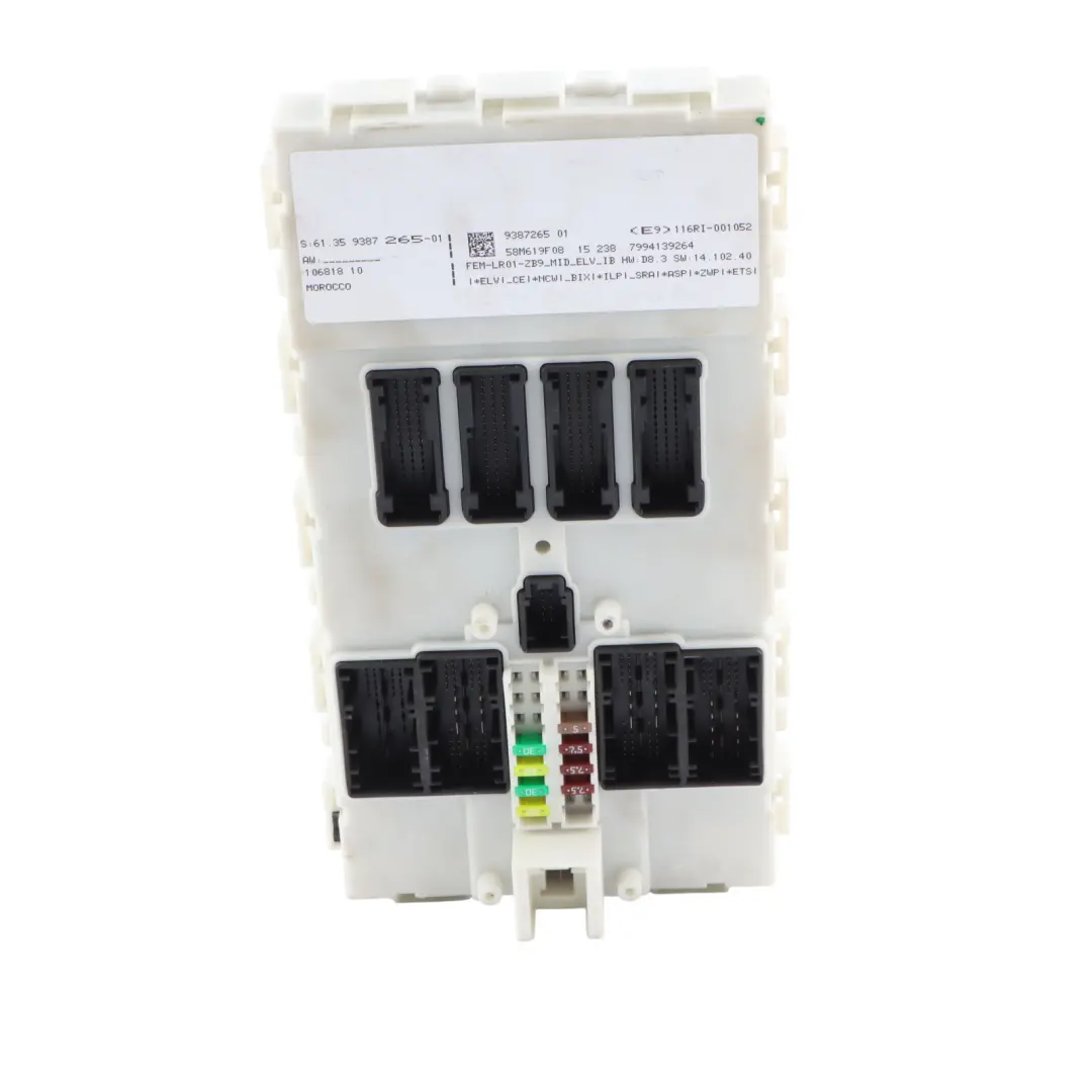 BMW F20 LCI 118i B38 136HP Engine ECU DME Kit FEM + 2 Keys Manual - SKU 8662411-4 - Part number 8662411