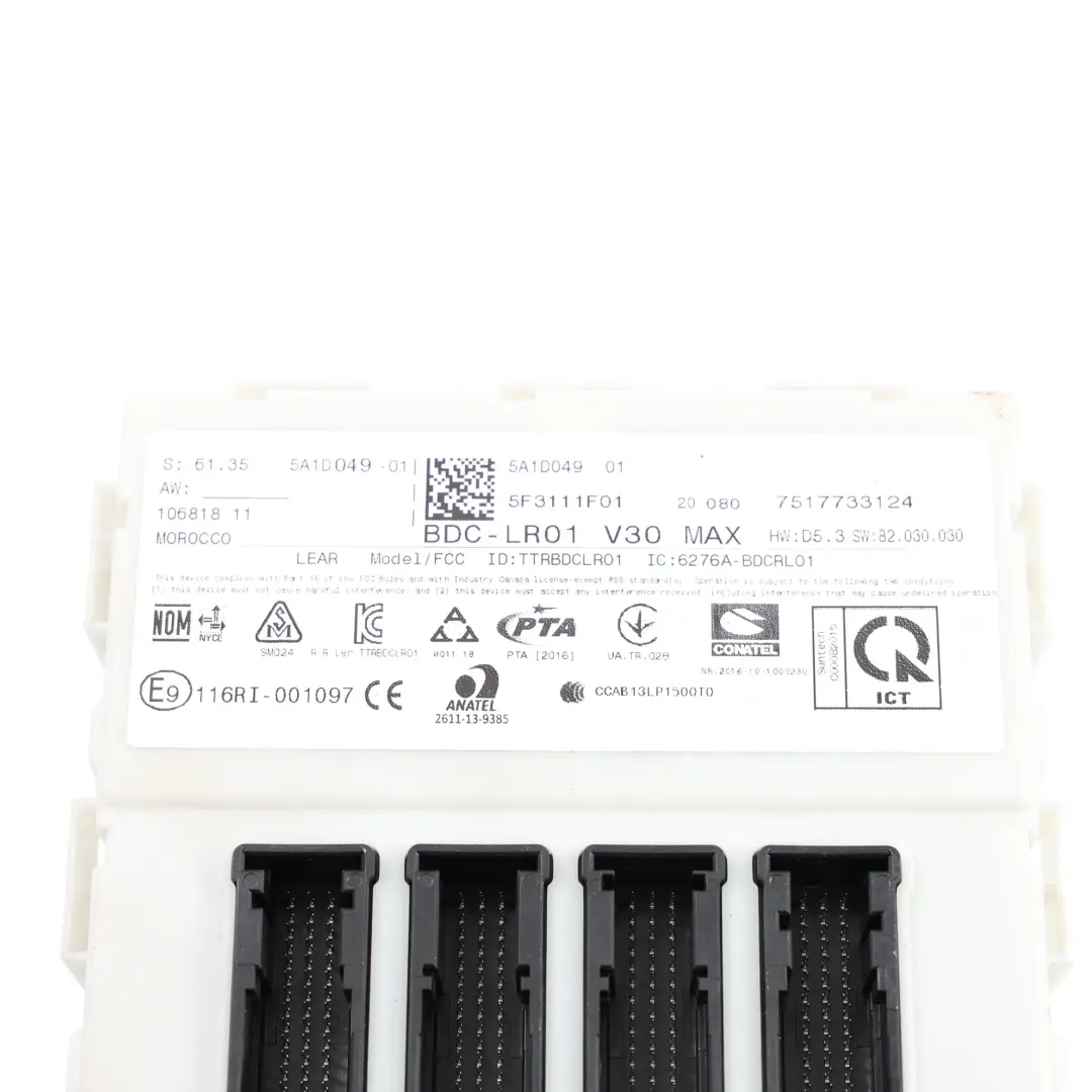 BMW F46 218i B38 136HP Engine Control Unit ECU Kit DME FEM + Key Manual - SKU 8674260-1 - Part number 8674260