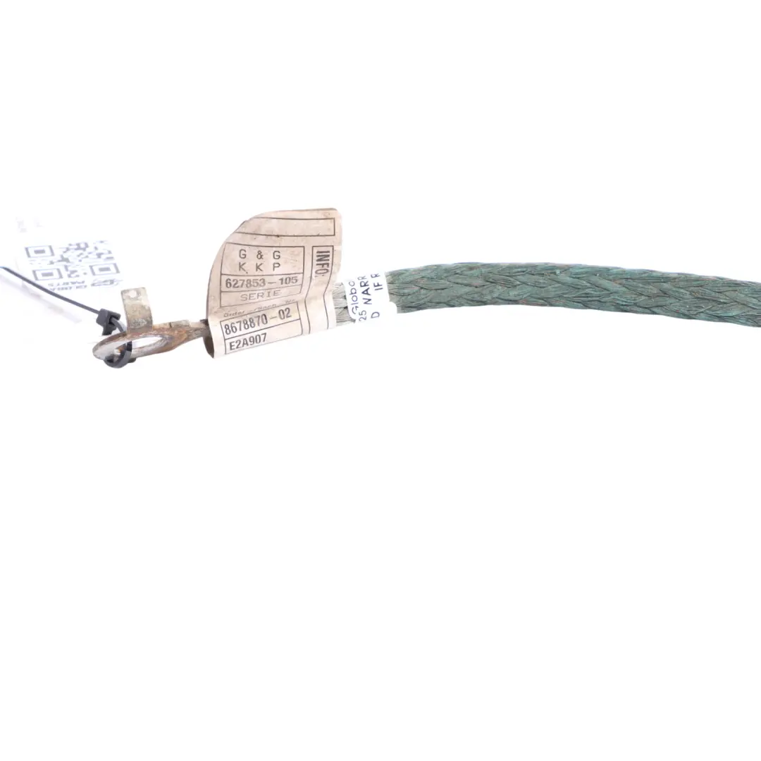 Differential Ground Suppression Belt Wire to BMW X4 F98 Rear with Part number 8678870 BMW X4 F98 Rear Differential Ground Suppression Belt Wire - SKU 8678870 - Part number 8678870