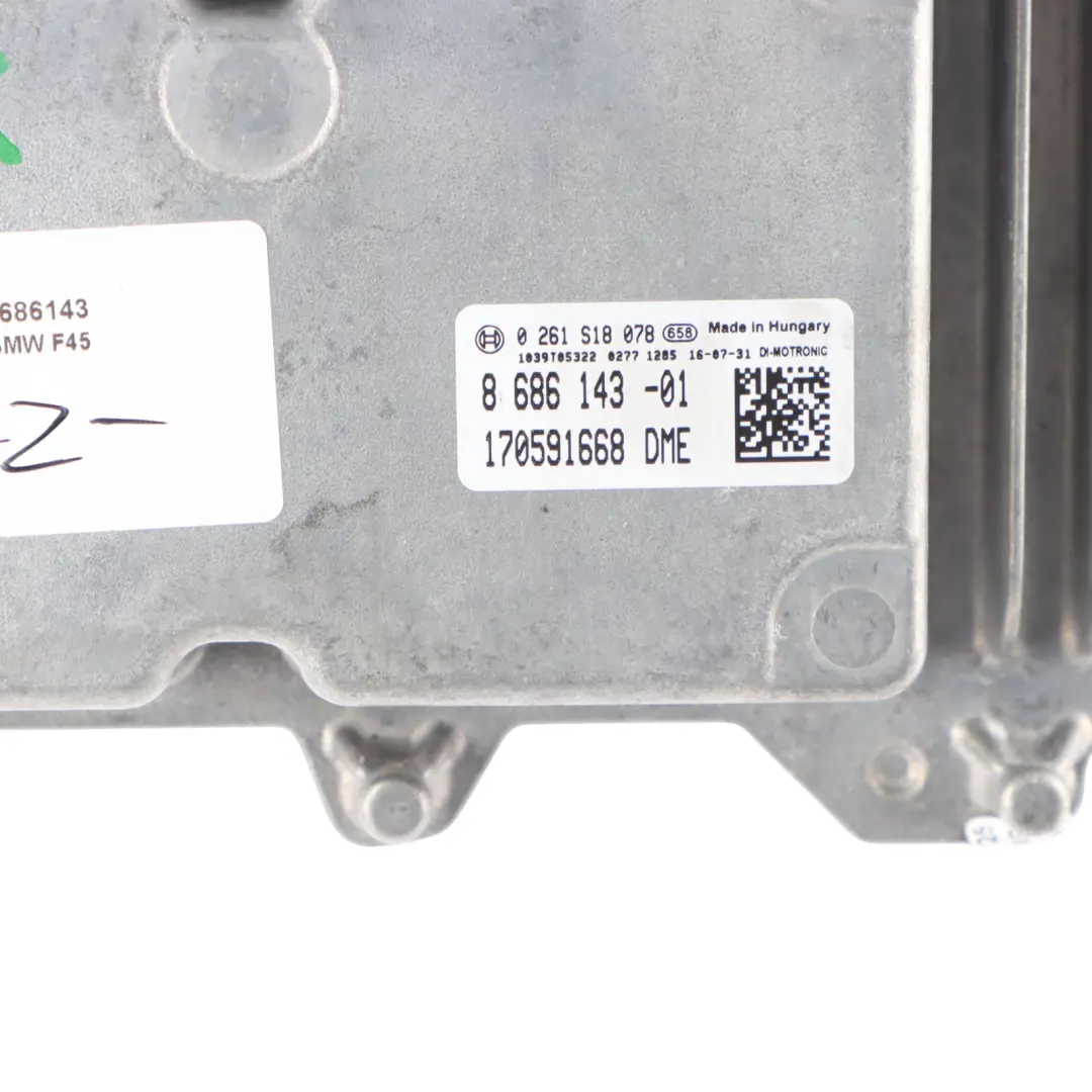 225xe 1.5 B38X 224HP Engine Control Unit ECU DME 8489647 Automatic to BMW F45 with Part number 8686143 BMW F45 225xe 1.5 B38X 224HP Engine Control Unit ECU DME 8489647 Automatic - SKU 8686143 - Part number 8686143