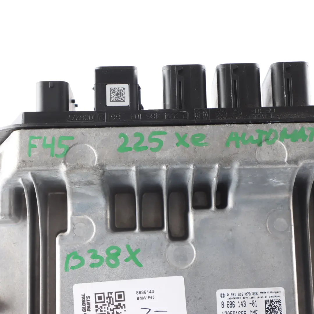 225xe 1.5 B38X 224HP Engine Control Unit ECU DME 8489647 Automatic to BMW F45 with Part number 8686143 BMW F45 225xe 1.5 B38X 224HP Engine Control Unit ECU DME 8489647 Automatic - SKU 8686143 - Part number 8686143