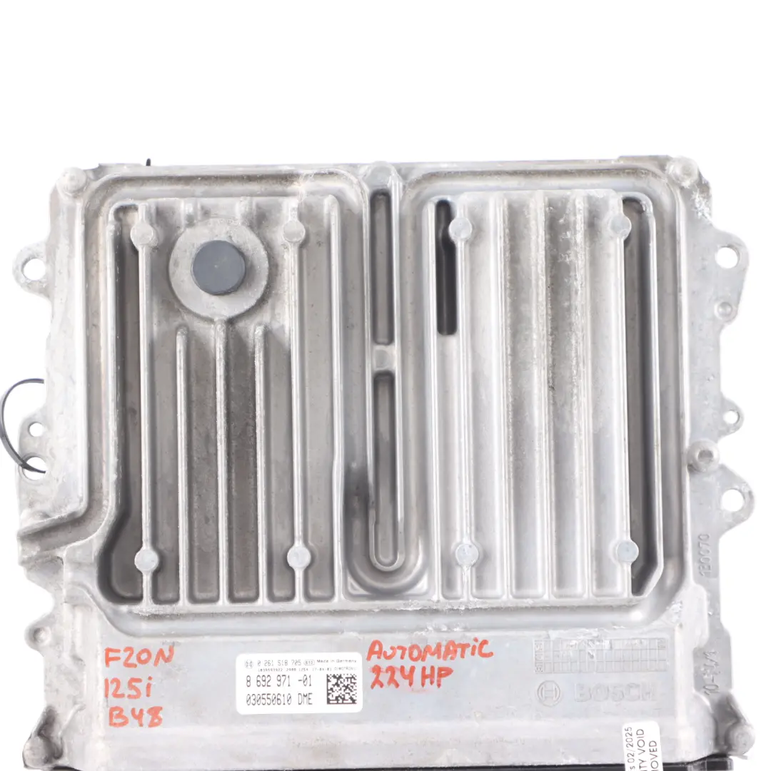 425i Petrol B48 224HP Engine Control ECU DME to BMW F20 F30 F32 125i 325i with Part number 8692971 BMW F20 F30 F32 125i 325i 425i Petrol B48 224HP Engine Control ECU DME - SKU 8692971 - Part number 8692971