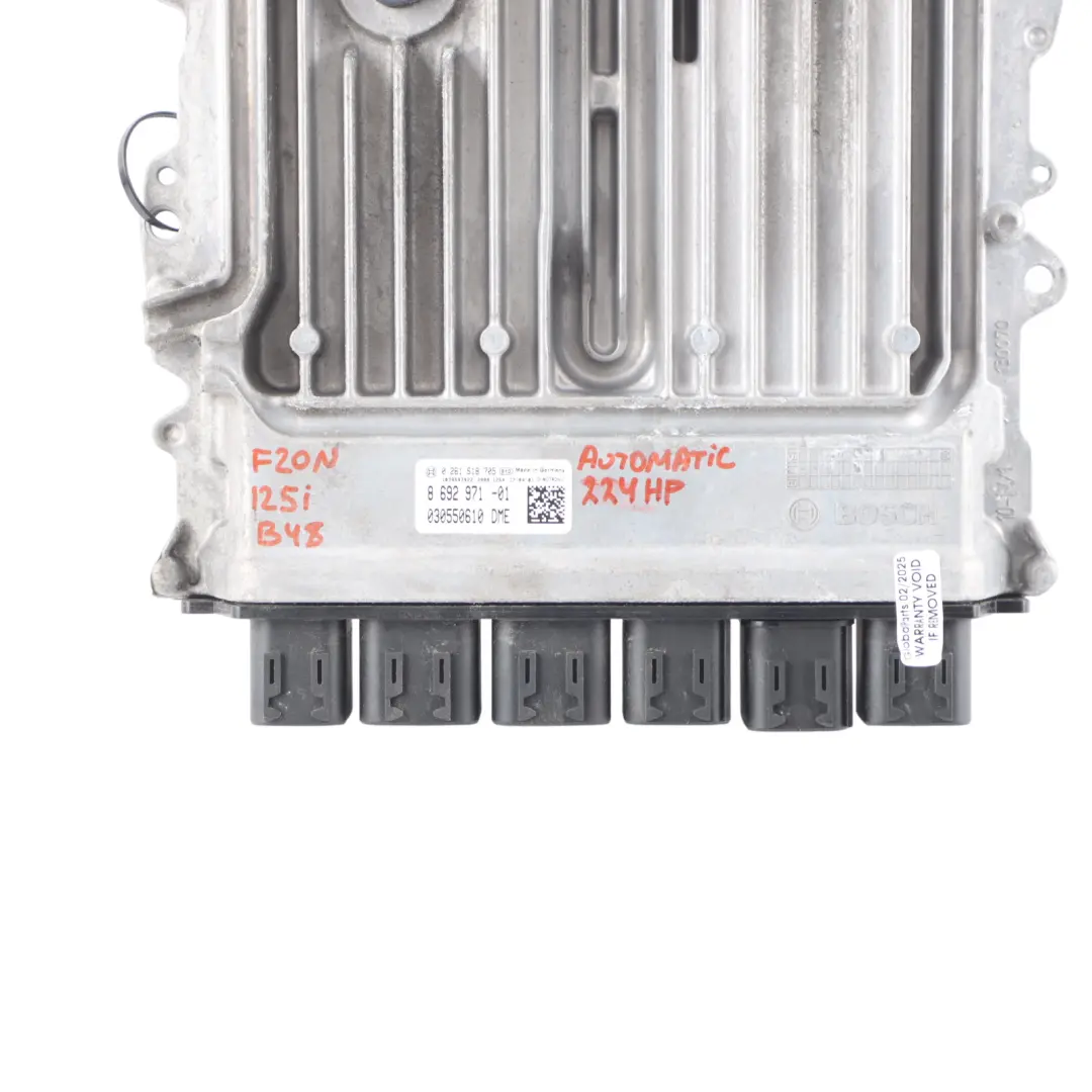 BMW F20 F30 F32 125i 325i 425i Petrol B48 224HP Engine Control ECU DME - SKU 8692971 - Part number 8692971
