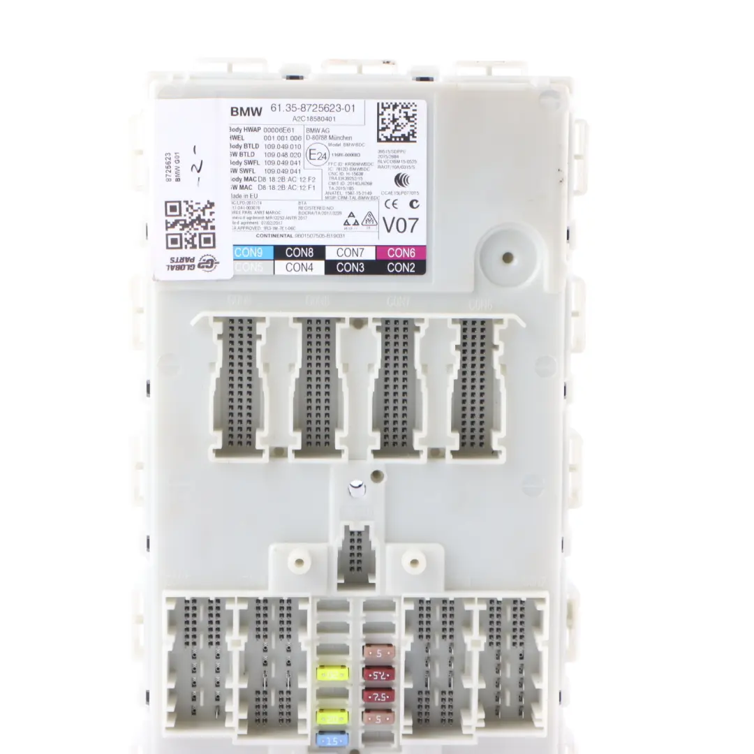 BMW X3 G01 ECU Body Control Module Unit - SKU 8725623 - Part number 8725623
