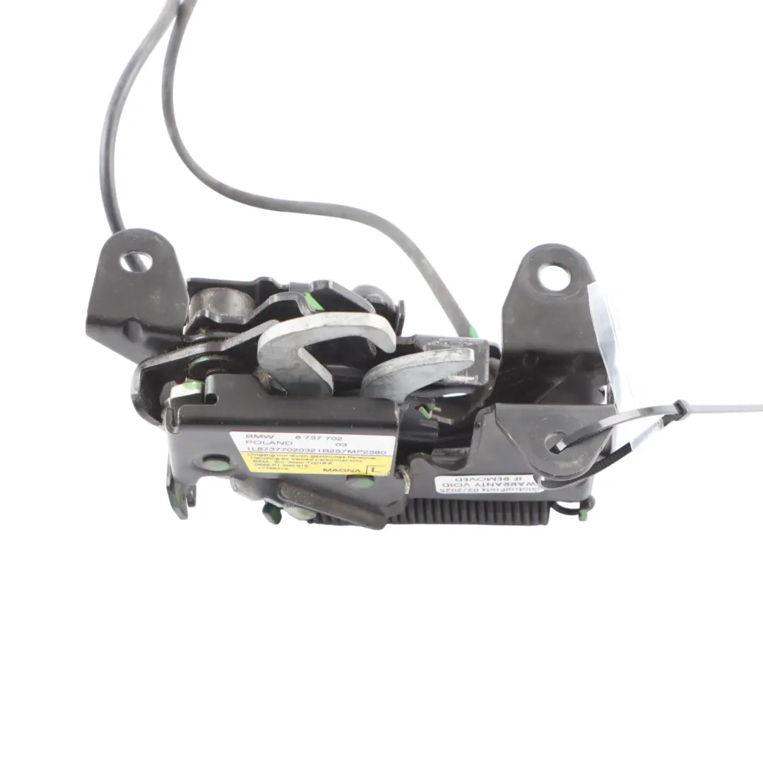 Bonnet Lock BMW X2 F39 X1 Front Pedestrian Protection Hood Left N/S to with Part number 8737702 Bonnet Lock BMW X2 F39 X1 Front Pedestrian Protection Hood Left N/S - SKU 8737702 - Part number 8737702