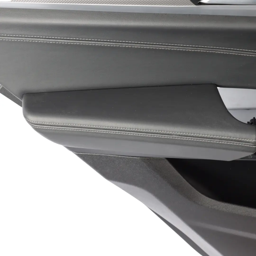 BMW X4M F98 Door Card Panel Trim Leather Merino Black Rear Left N/S - SKU 8747057-1 - Part number 8747057