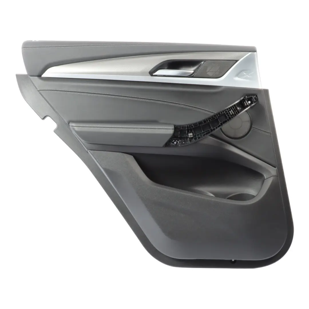 X4M F98 Door Card Panel Trim Leather Merino Black Rear Left N/S to BMW with Part number 8747057 BMW X4M F98 Door Card Panel Trim Leather Merino Black Rear Left N/S - SKU 8747057-1 - Part number 8747057